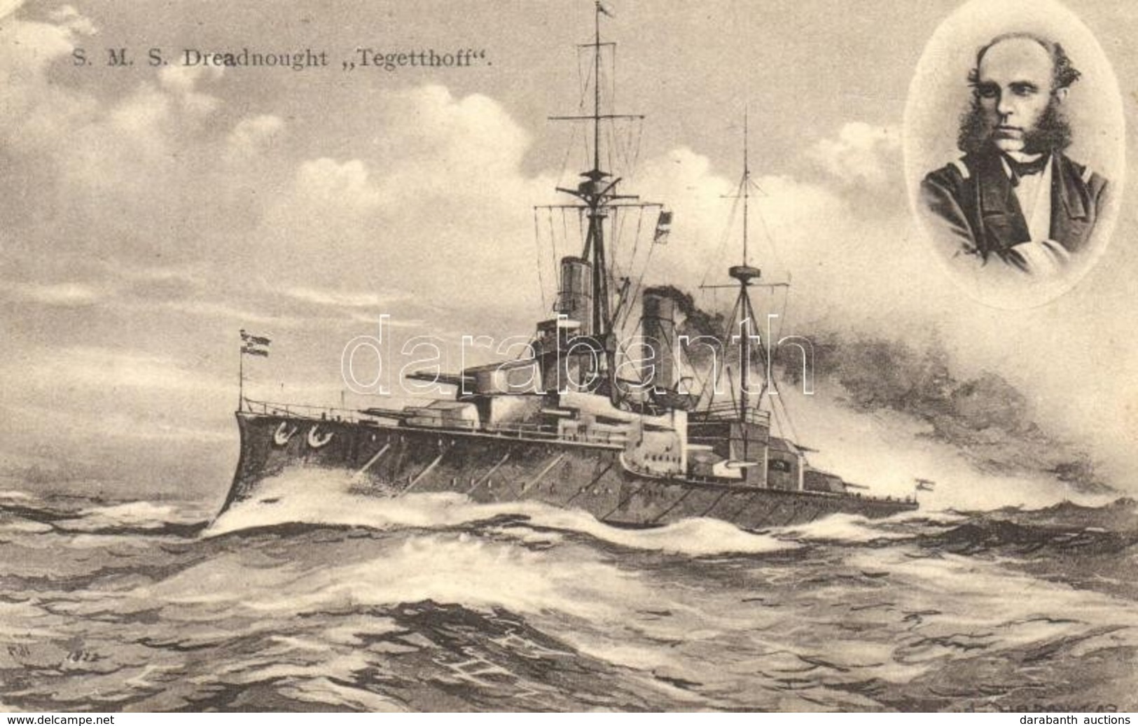 ** T2/T3 SMS Tegetthoff Osztrák-magyar Haditengerészet Tegetthoff-osztályú Csatahajó / Trieste, K.u.K. Kriegsmarine SMS  - Ohne Zuordnung