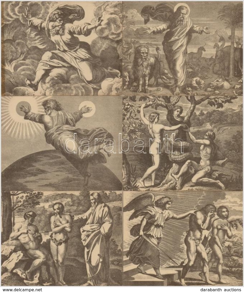 ** 1958 Raphael (1483-1520) Pictures From The Bible. International Bible Contest In Jerusalem. - 38 Judaica Themed Art P - Non Classés