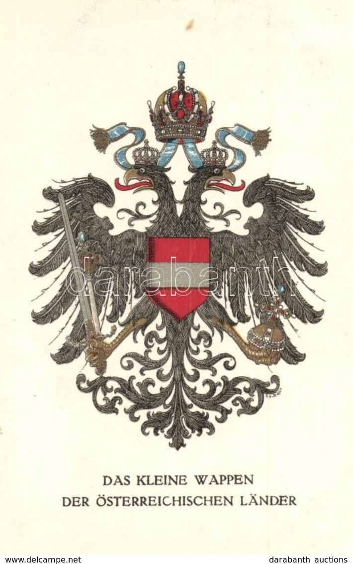 ** T1/T2 Das Kleine Wappen Der Österreichischen Länder / The Small Coat Of Arms Of The Austrian Countries. Offizielle Ka - Ohne Zuordnung