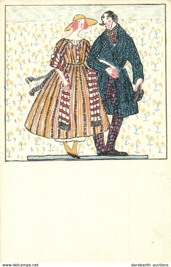 ** T2 Couple. Wiener Werkstätte No. 822. S: Fritzi Löw - Non Classés