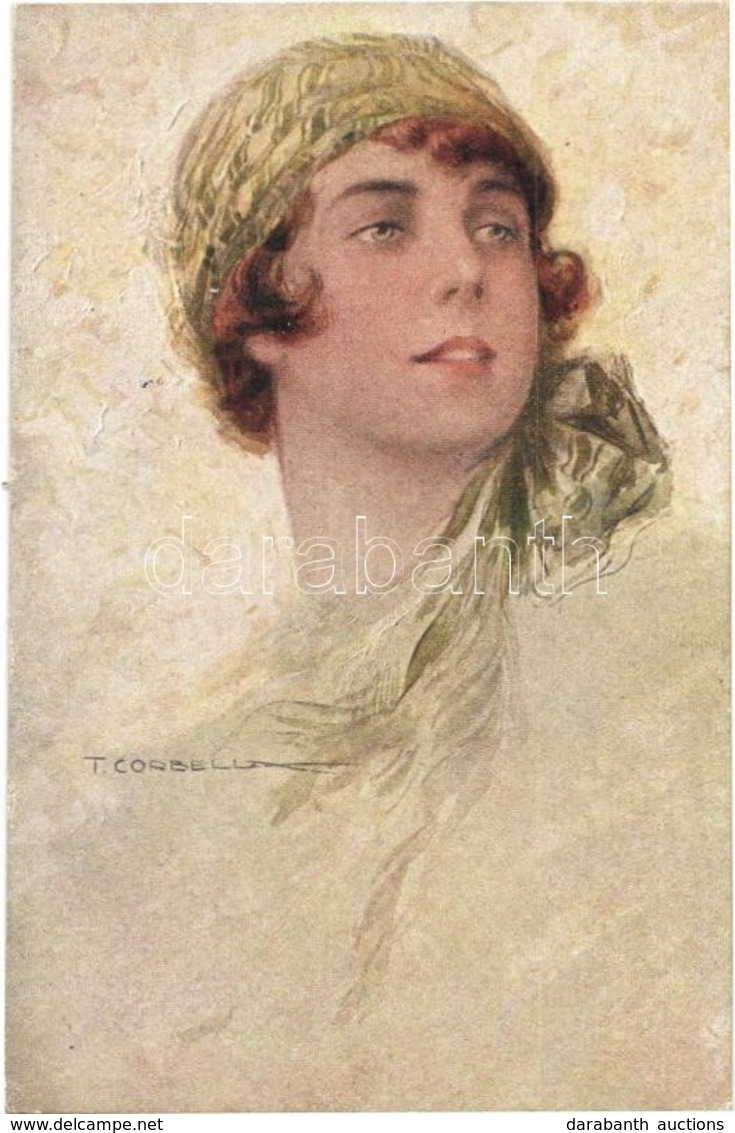 T2 1918 Italian Art Postcard. Lady. Uff. Rev. Stampa N. 737. S: T. Corbella + K.u.K. Etappenstationskommando Sacile Anba - Non Classificati