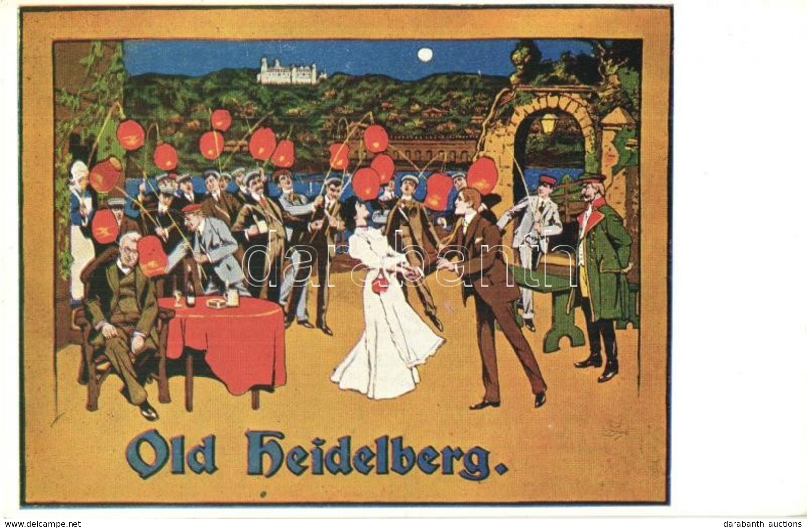 ** T1/T2 Old Heidelberg. David Allen & Sons Ltd. Chromotype 84. Theatre Poster - Ohne Zuordnung