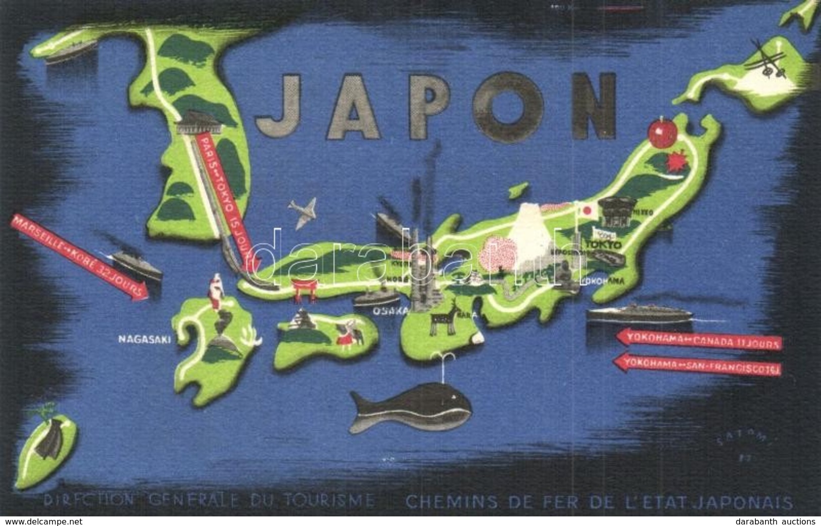 ** T1 1940 Japon. Tokyo XIIe Jeux Olympiques Exposition Internationale / 1940 Summer Olympics In Japan. Very Rare Advert - Ohne Zuordnung