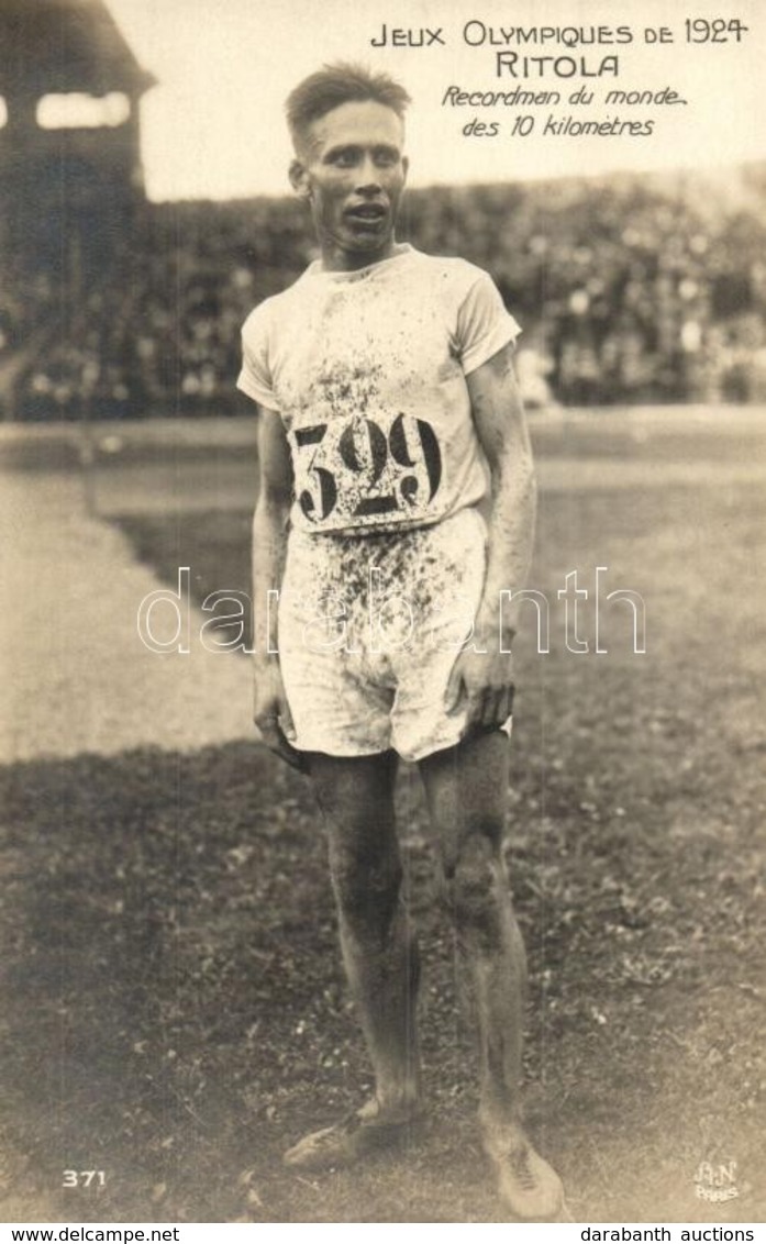 * T1/T2 1924 Jeux Olympiques. Ritola, Recordman Du Monde Des 10 Kilometres / 1924 Summer Olympics In Paris. Vilho 'Ville - Non Classés