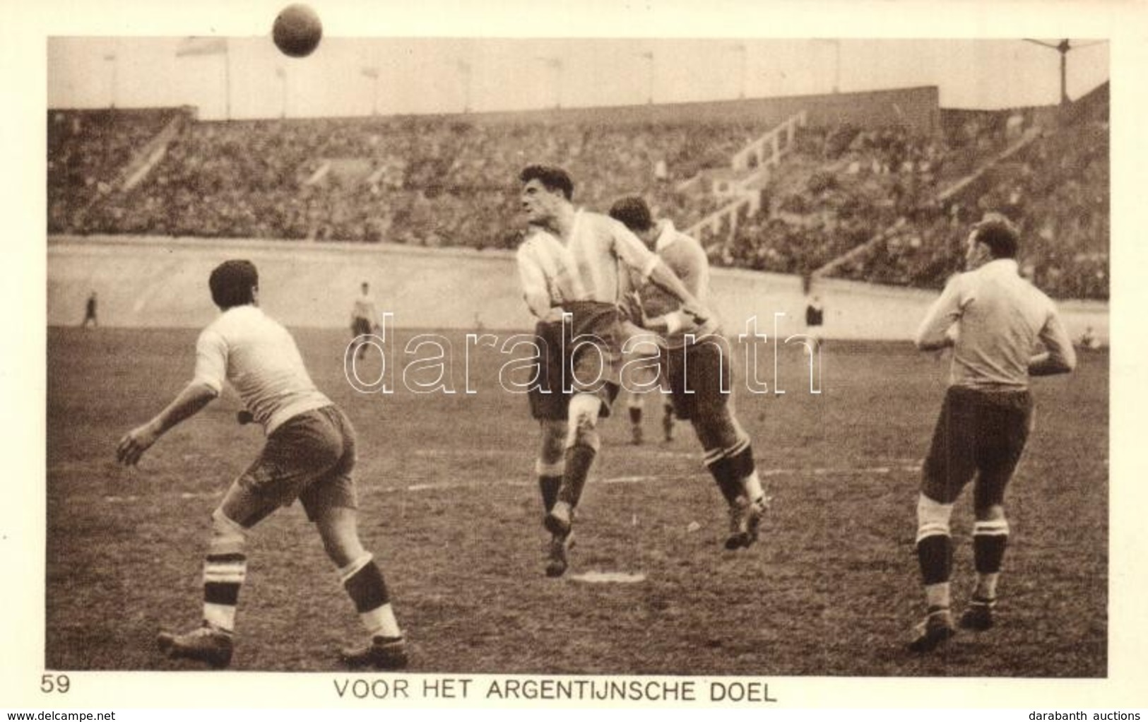 ** T1 1928 Amsterdam, Olympische Spelen. Voor Het Argentijnsche Doel / 1928 Summer Olympics. Argentine Goal In The Urugu - Non Classés