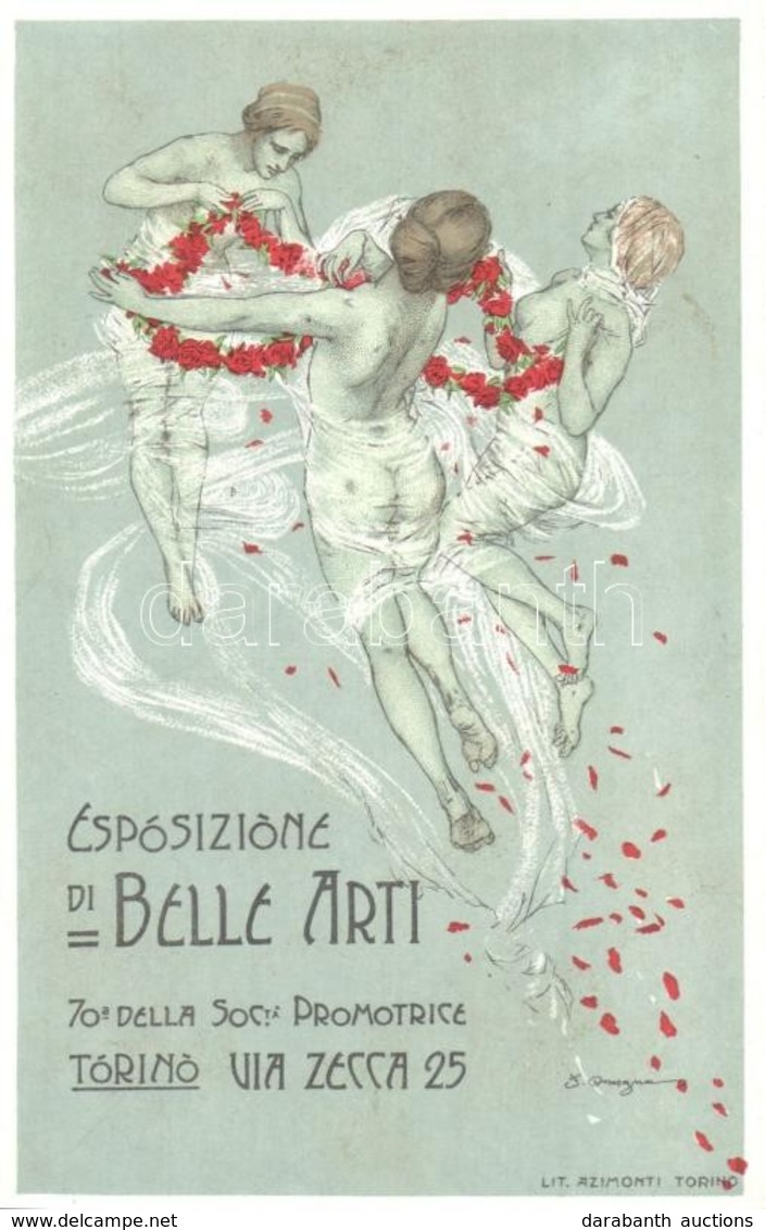 ** T1/T2 Esposizione Di Belle Arti, 70a Della Societa Promotrice, Torino / Italian Exhibition Of Fine Arts In Turin. Art - Non Classés