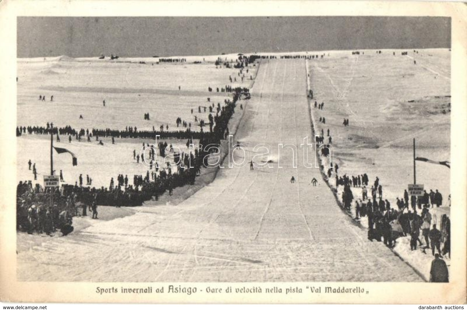 T2/T3 Asiago, Sports Invernnali, Gare Di Velocita Nella Pista Val Maddarello / Winter Sports, Speed Races On The Val Mad - Ohne Zuordnung