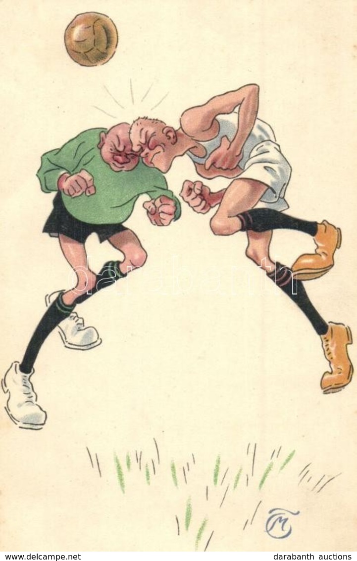 * T2 Football Match, Humour. 28/X. Litho, Artist Signed - Ohne Zuordnung