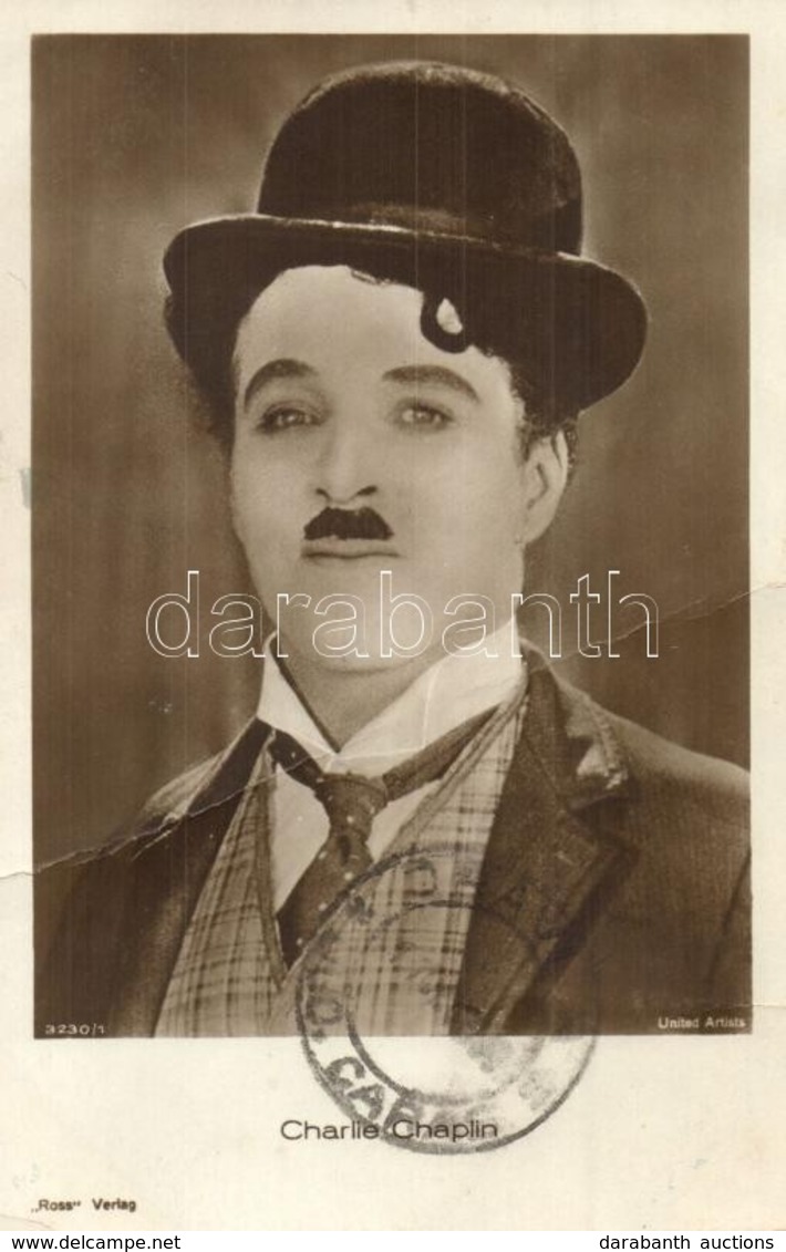 T2 1930 Charlie Chaplin. Verlag Ross 3230/1. - Non Classés