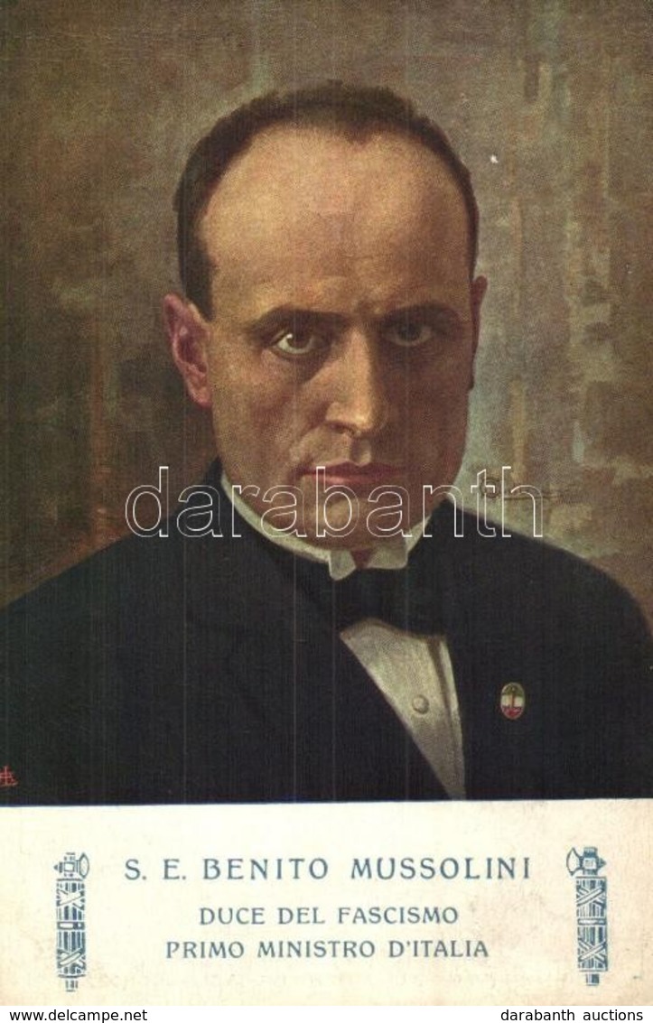 ** T2 S.E. Benito Mussolini. Duce Del Fascismo, Primo Ministro D'Italia / Duce Of Fascism And Prime Minister Of Italy. T - Ohne Zuordnung