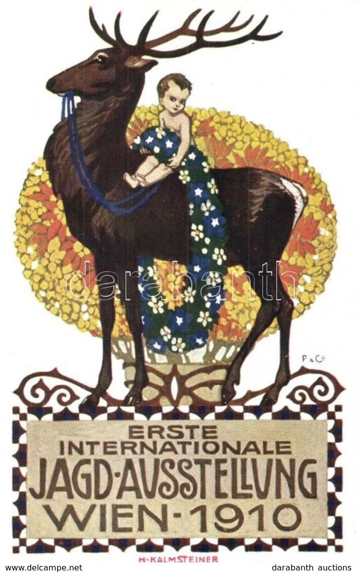 ** T1/T2 1910 Wien, Erste Internationale Jagdausstellung / The First International Hunting Exposition In Vienna. Adverti - Ohne Zuordnung