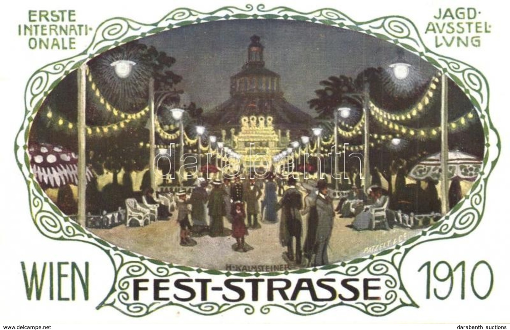 * T2 1910 Wien, Erste Internationale Jagdausstellung. Festrasse / The First International Hunting Exposition In Vienna.  - Non Classificati