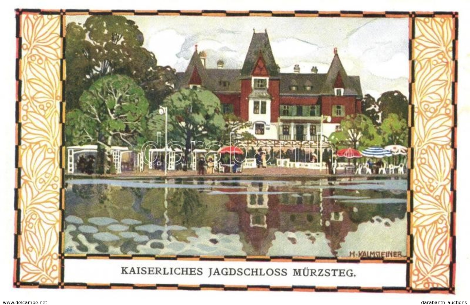 * T2 1910 Wien, Erste Internationale Jagdausstellung. Kaiserliches Jagdschloss Mürzsteg / The First International Huntin - Non Classificati