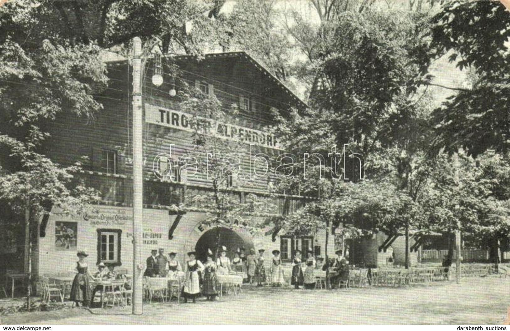 T2/T3 1910 Wien, Erste Internationale Jagdausstellung. Tiroler Alpendorf / The First International Hunting Exposition In - Ohne Zuordnung