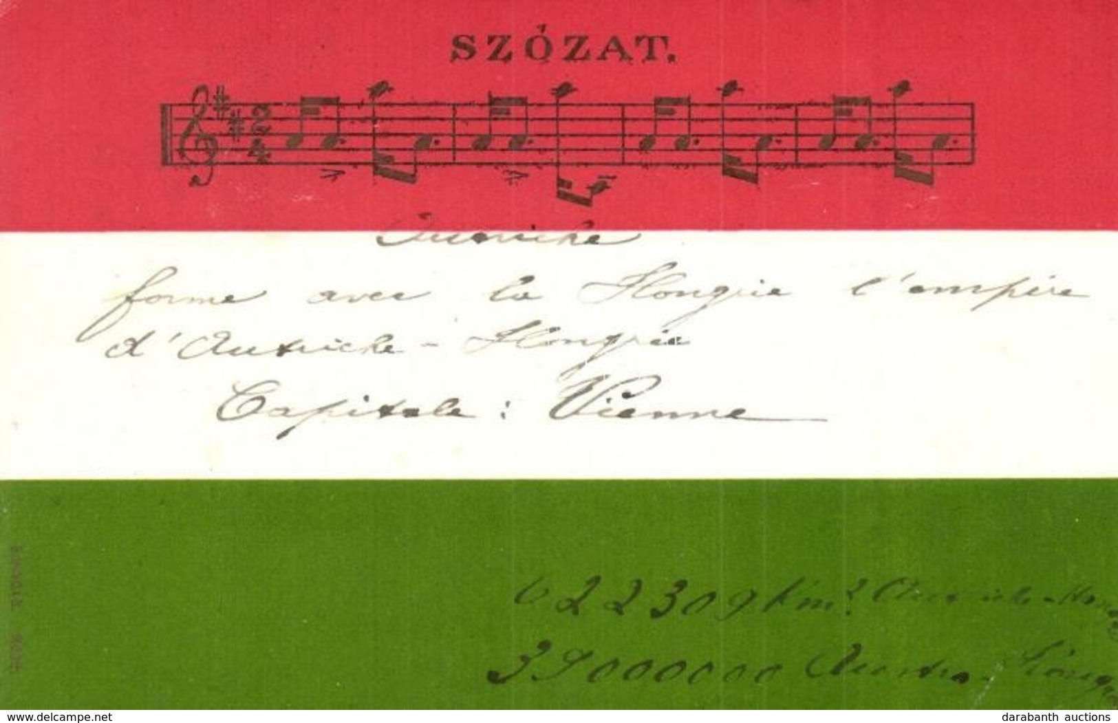 * T2 Szózat. Magyar Hazafias Lap / Second National Anthem Of Hungary, Patriotic Propaganda - Ohne Zuordnung