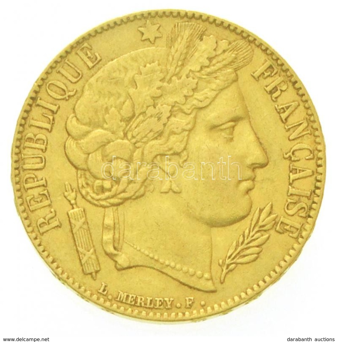 Franciaország / Második Köztársaság 1851A 20Fr Au (6,43g/0.900) T:2 / 
France / Second Republic 1851A 20 Francs Au (6,43 - Non Classés