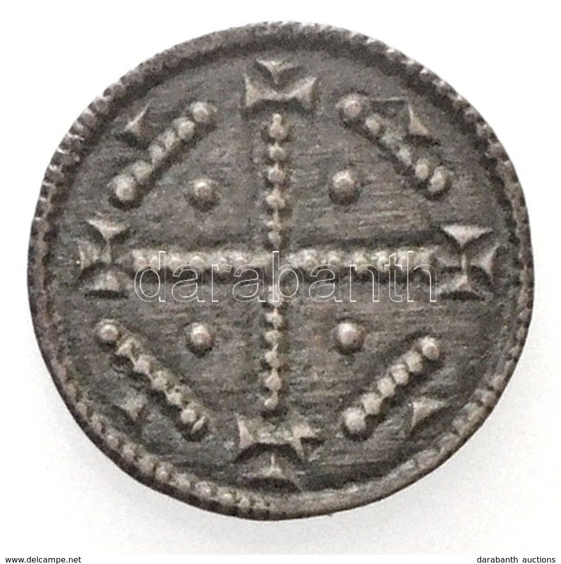 1141-1162. Denár Ag 'II. Géza' (0,25g) T:1,1- Kis Patina / 
Hungary 1141-1162. Denar Ag 'Géza II' (0,25g) C:UNC,AU Small - Ohne Zuordnung