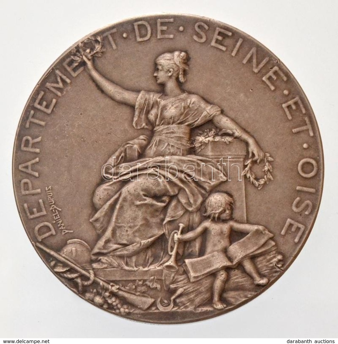 Franciaország 1901. 'Departement De Seine Et Oise / République  Francaise - Prix Du Conseil General (Seine és Oise Megye - Ohne Zuordnung