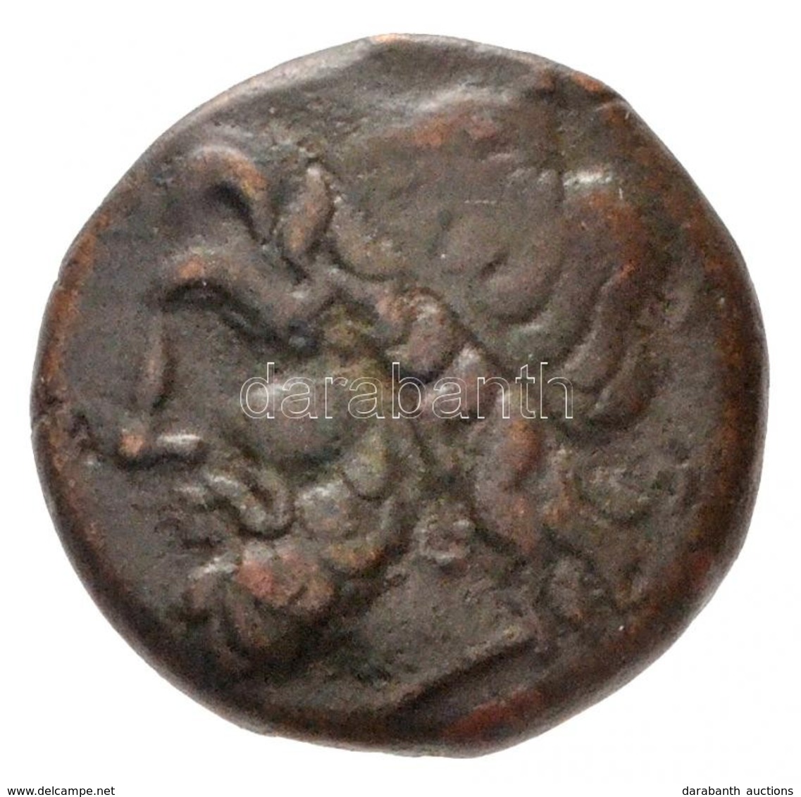 Szicília / Szürakuszai / II. Hierón Kr. E. 274-216. AE18 (6g) T:2- / 
Sicily / Syracuse / Hiero II 274-216. BC AE18 (6g) - Ohne Zuordnung