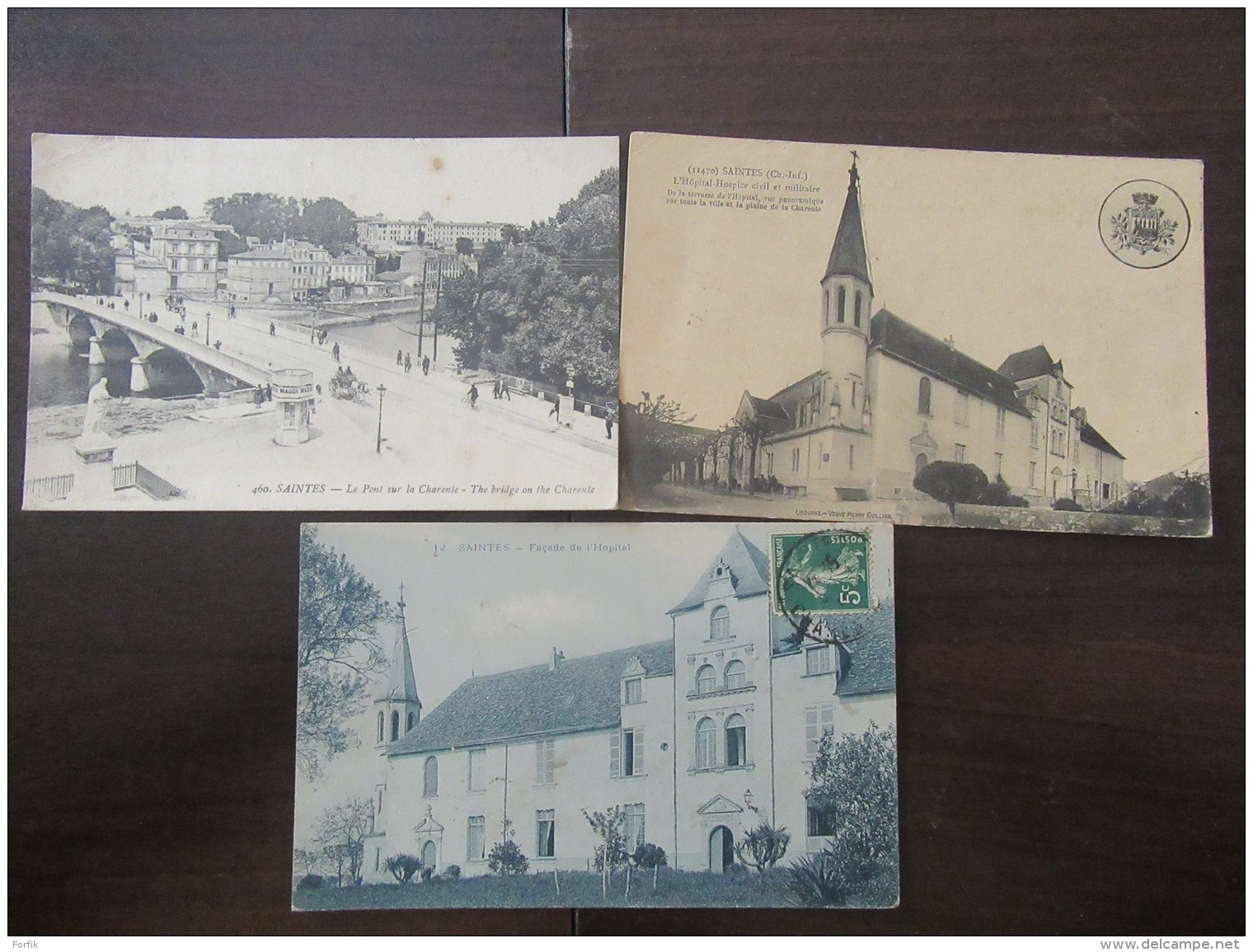 Saintes (Charente-Maritime) - Lot De 7 Cartes Postales Circulées Ou Non Dont Une Animée - Saintes