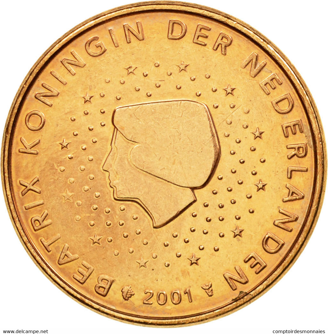 Pays-Bas, 5 Euro Cent, 2001, SUP, Copper Plated Steel, KM:236 - Pays-Bas