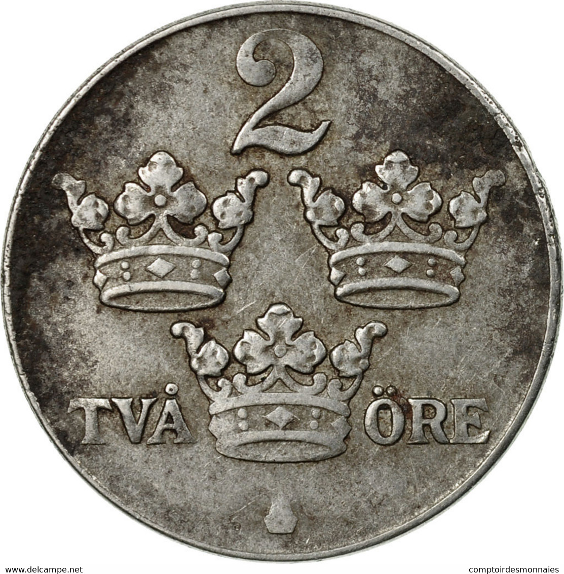 Monnaie, Suède, Gustaf V, 2 Öre, 1942, TTB, Iron, KM:811 - Sweden