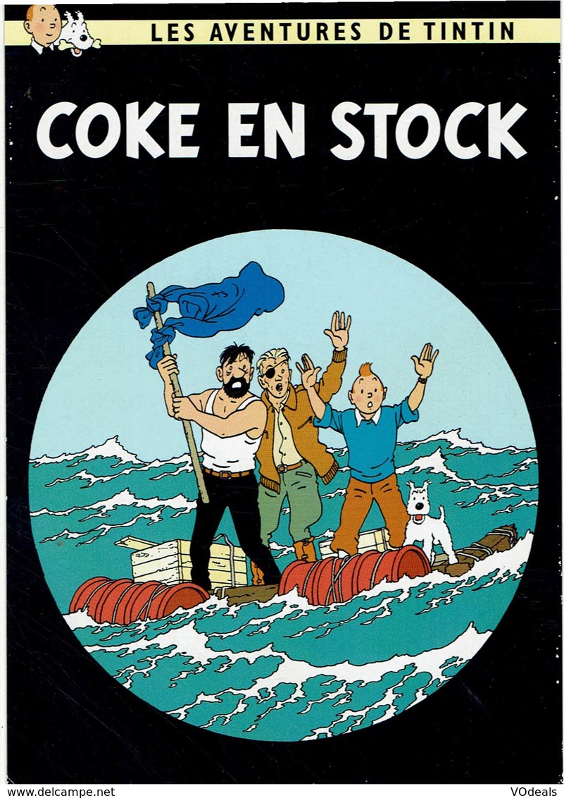 CP - Thèmes - Bandes Dessinées - Tintin - Coke En Stock - Bandes Dessinées