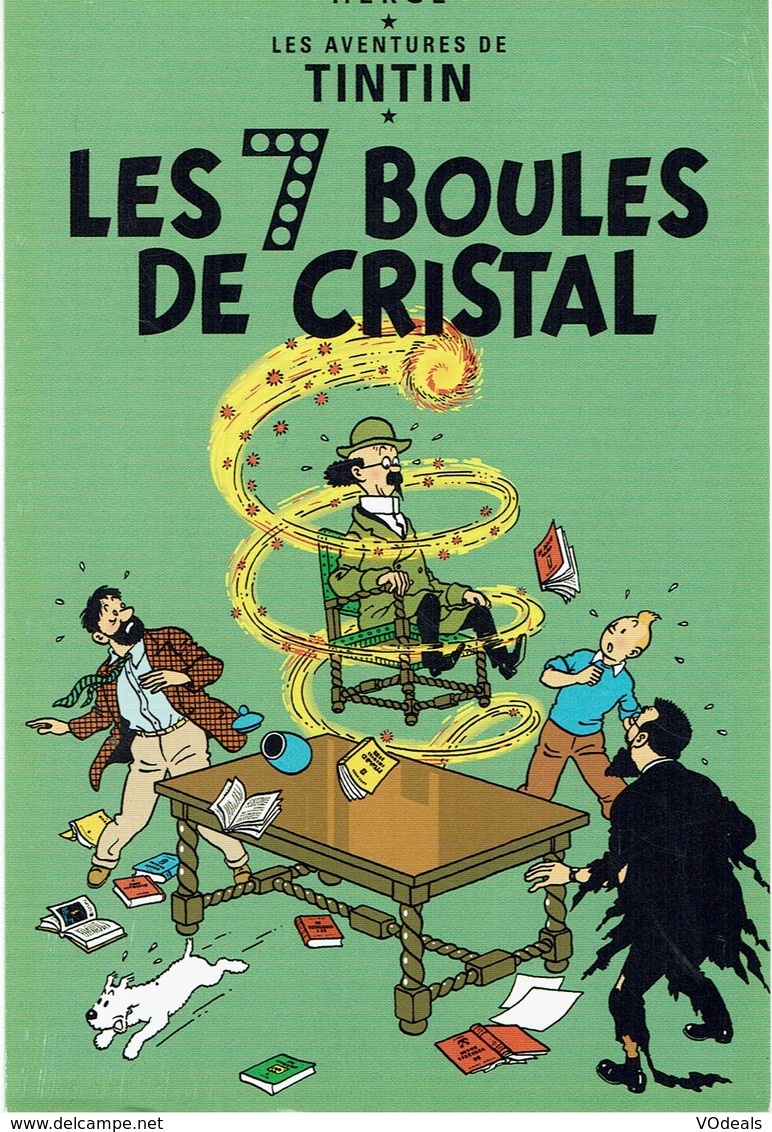 CP - Thèmes - Bandes Dessinées - Tintin - Les 7 Boules De Cristal - Comics