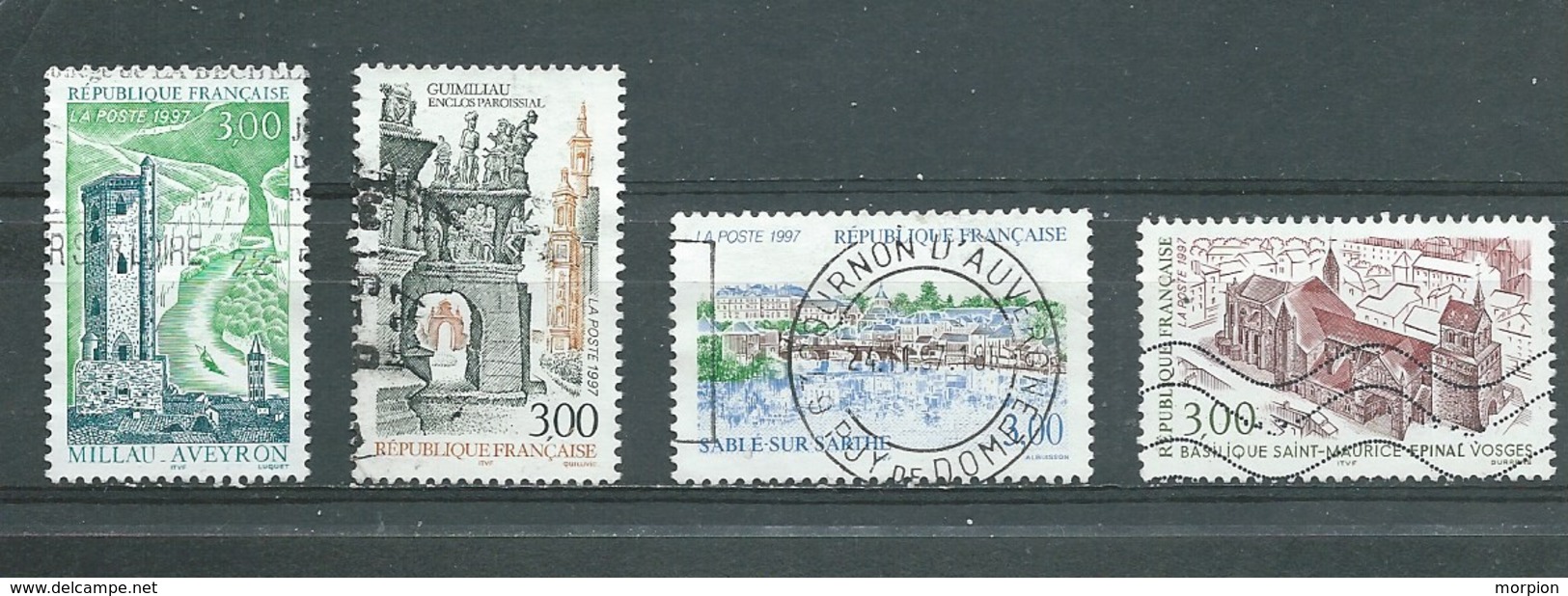 FRANCE   Yvert  N° 3079-3080-3107-3108  Oblitérés - Used Stamps