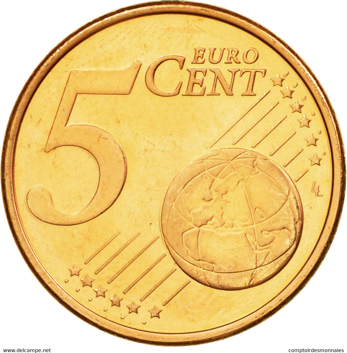 Slovénie, 5 Euro Cent, 2007, SUP, Copper Plated Steel, KM:70 - Slovenia