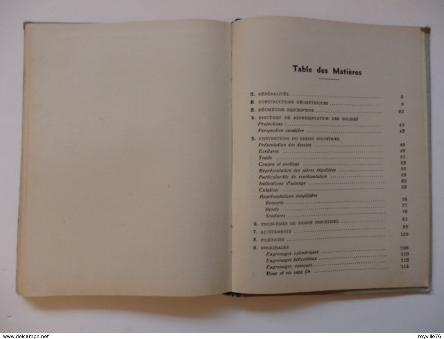Aide-Mémoire de 170 p de l'élève dessinateur des ateliers Henri Peladan, Editions de la Capitelle à Uzès (Gard).