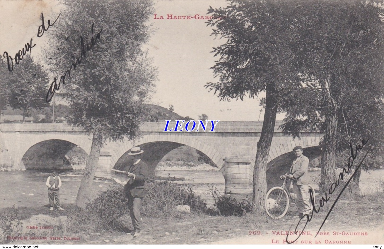 CPA De  VALENTINE (31) - Le PONT Sur La GARONNE N° 269 - ANIMATIONS - VELO - Autres & Non Classés