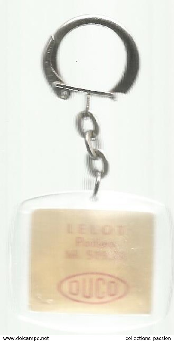 Porte Clefs, Clés  , DUCO ,LELOT ,POITIERS , 2 Scans ,  Frais Fr 1.95 E - Porte-clefs