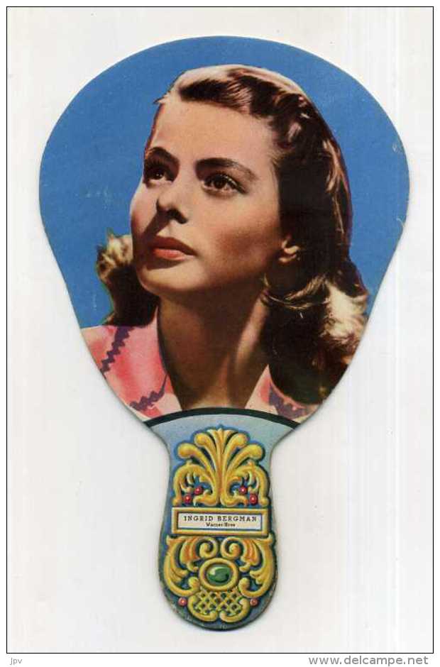 PORTRAIT FEMININ INGRID BERGMAN  BEL EVENTAIL PUBLICITAIRE En Carton - Frauen