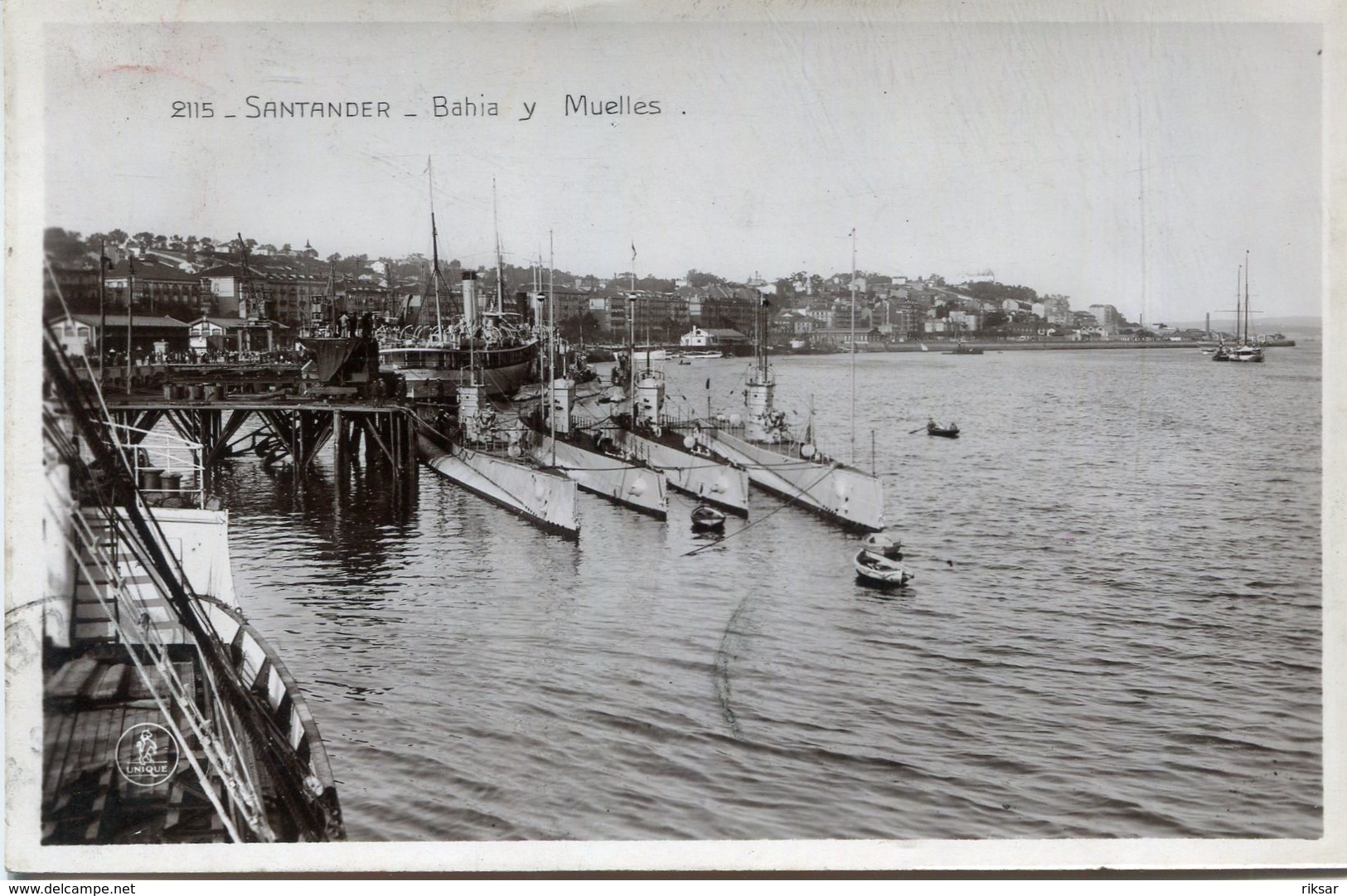 ESPAGNE(SANTANDER) BATEAU DE GUERRE - Cantabria (Santander)