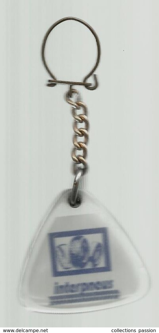 Porte Clefs, Clés  , INTERPNEUS , 2 Scans ,  Frais Fr 1.95 E - Porte-clefs