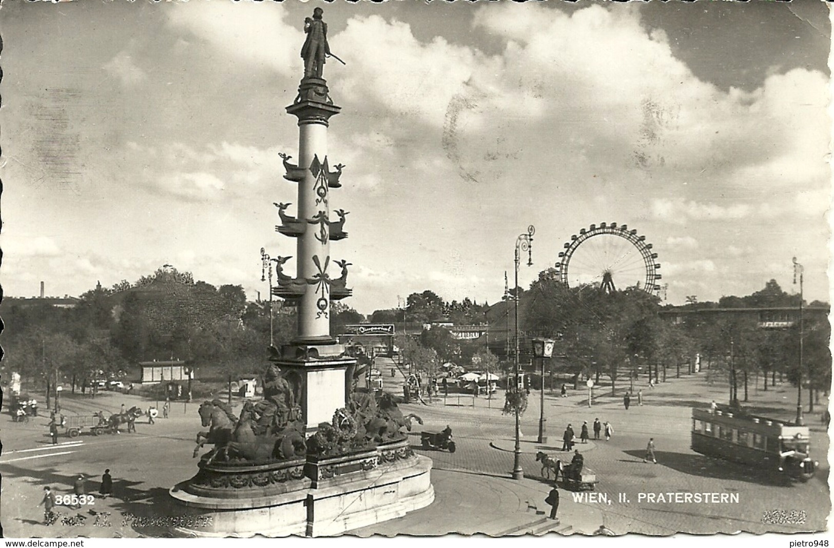 Vienna, Wien (Austria) Praterstern, General View And Bus - Prater