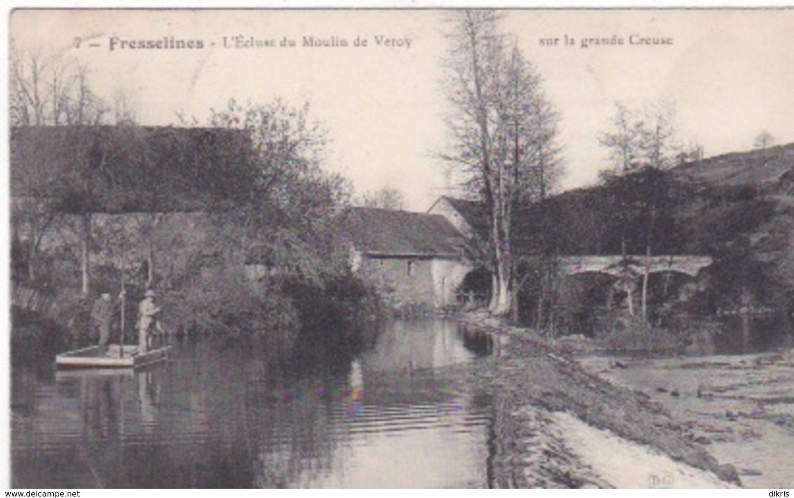 23-FRESSELINES- L'ECLUSE DU MOULIN DE VEROY - Autres & Non Classés