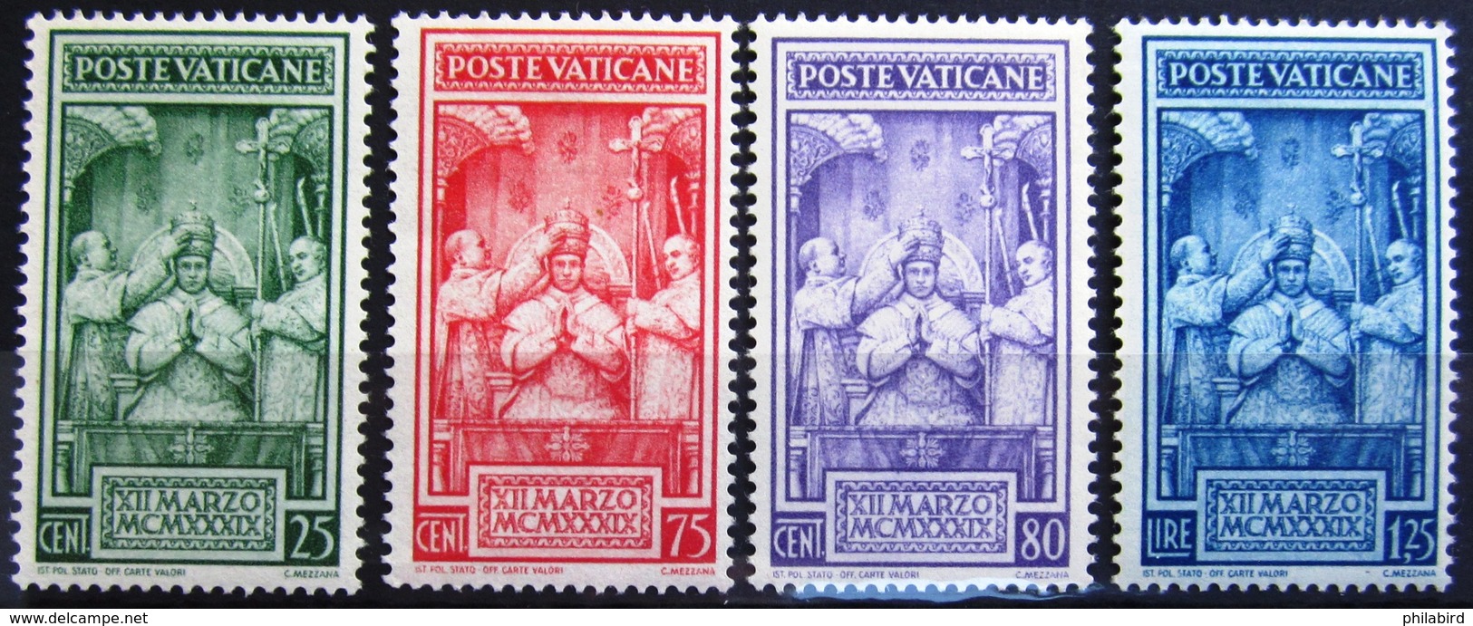 VATICAN                  N° 86/89              NEUF* - Unused Stamps