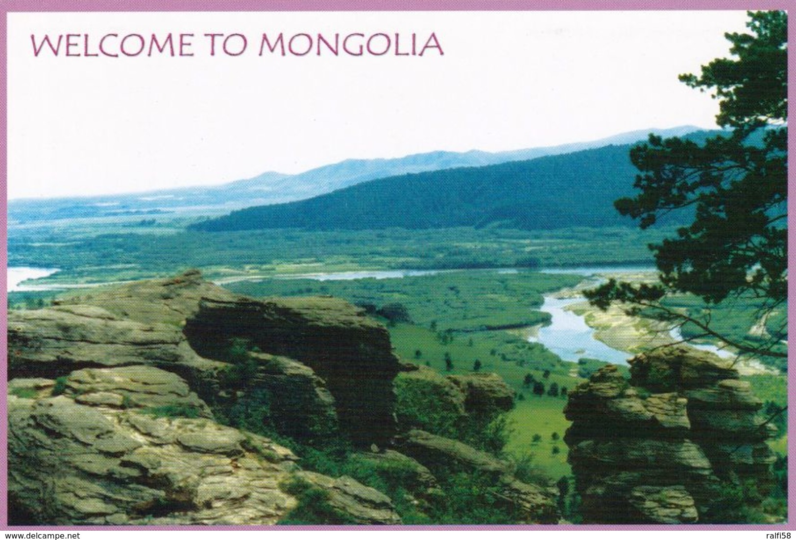 1 AK Mongolei * Orkhon River - Die Landschaft Des Orkhon Valley Gehört Seit 2004 Zum UNESCO Erbe * - Mongolei