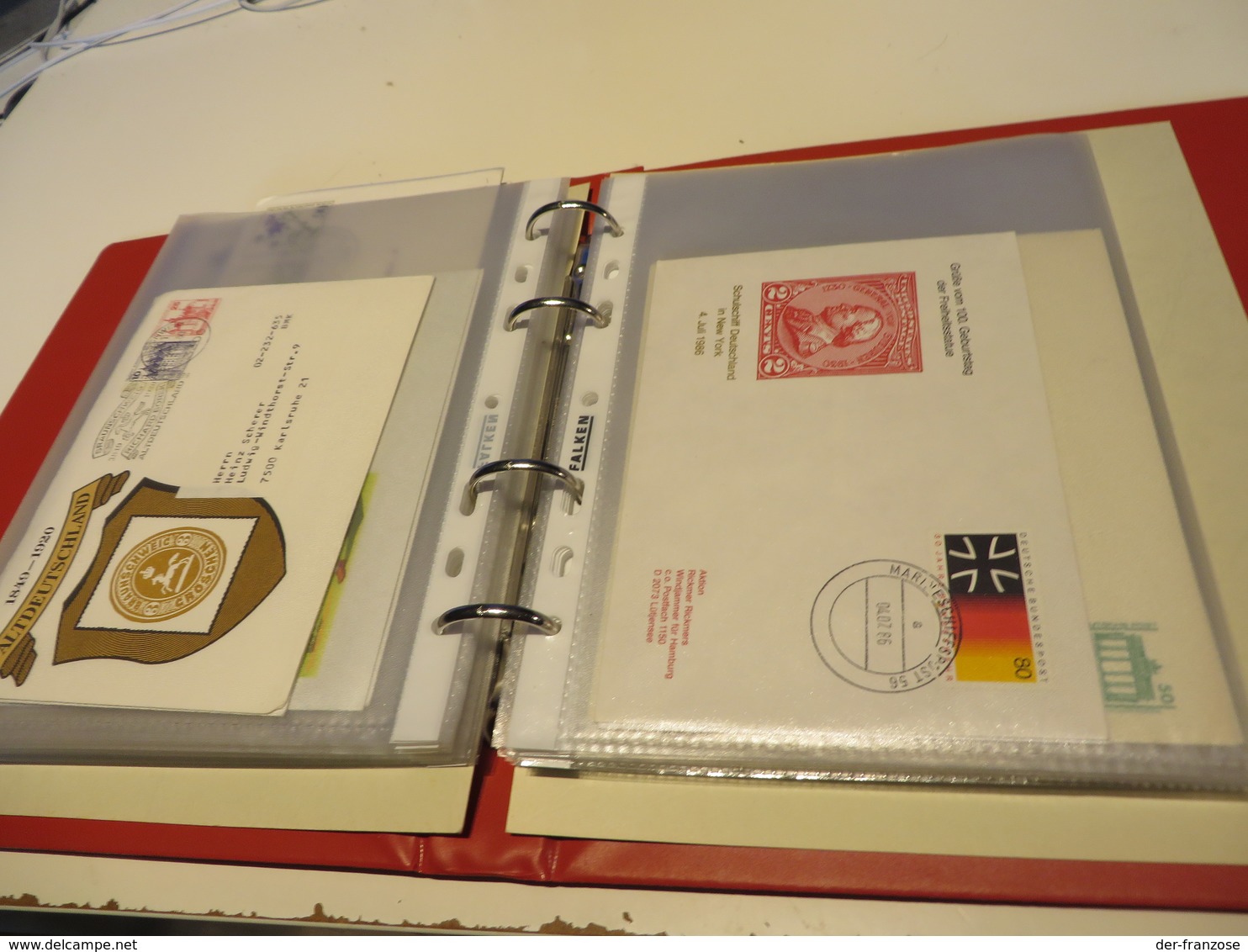 DEUTSCHLAND   Posten   verschiedene   BELEGE  und  SONDERSACHEN  im  RINGBINDER