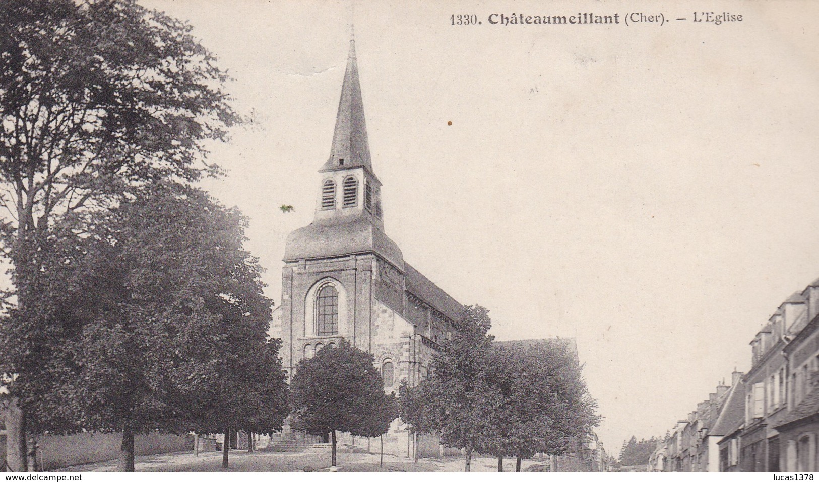 18 / CHATEAUMEILLANT / L EGLISE / JOLIE CARTE ANIMEE / CIRC - Châteaumeillant