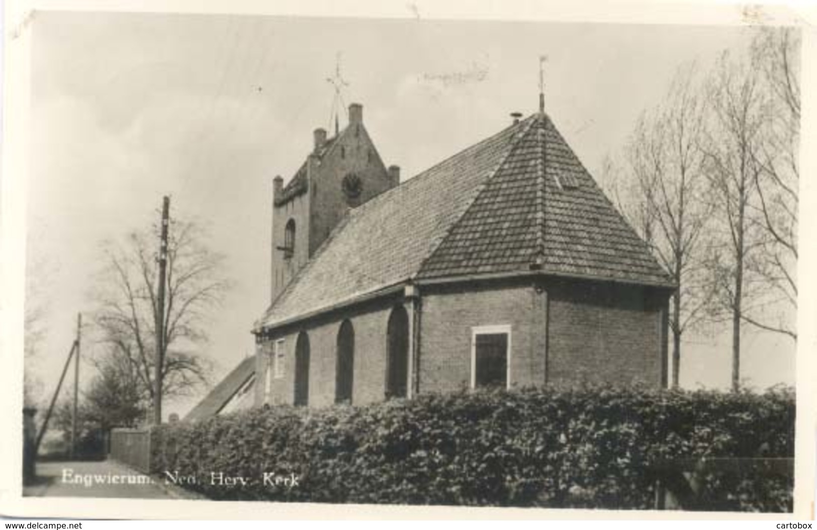 Engwierum, Ned. Herv. Kerk  (Type Fotokaart)  (Dongeradeel) - Andere & Zonder Classificatie