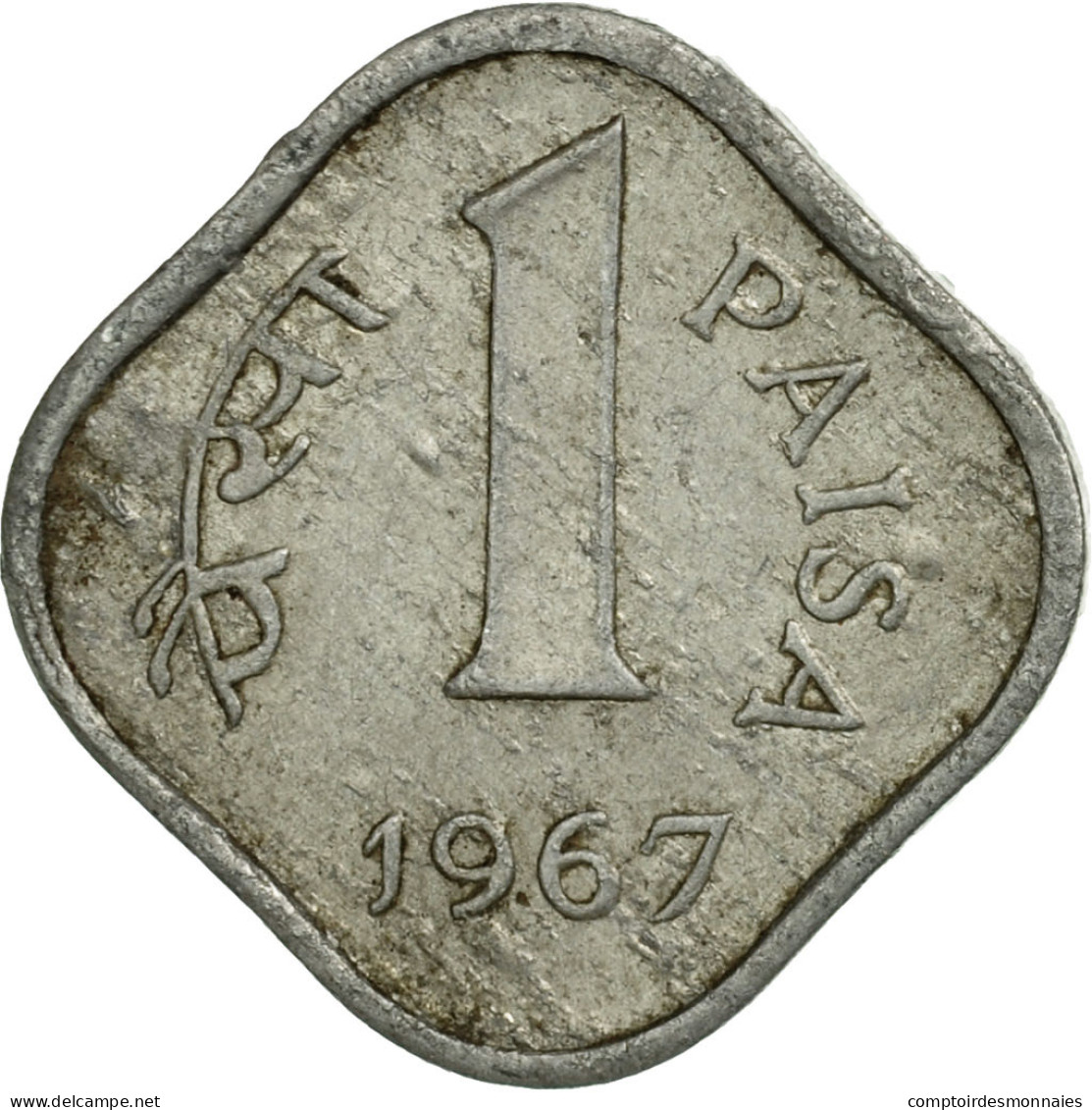 Monnaie, INDIA-REPUBLIC, Paisa, 1967, TB+, Aluminium, KM:10.1 - India