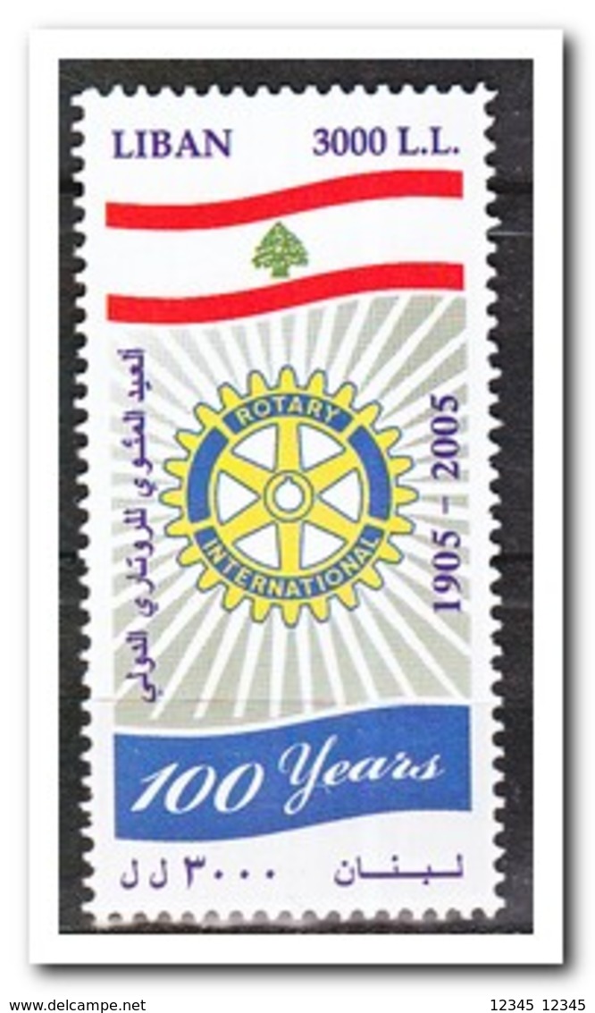 Libanon 2005, Postfris MNH, 100 Years Rotary International - Libanon