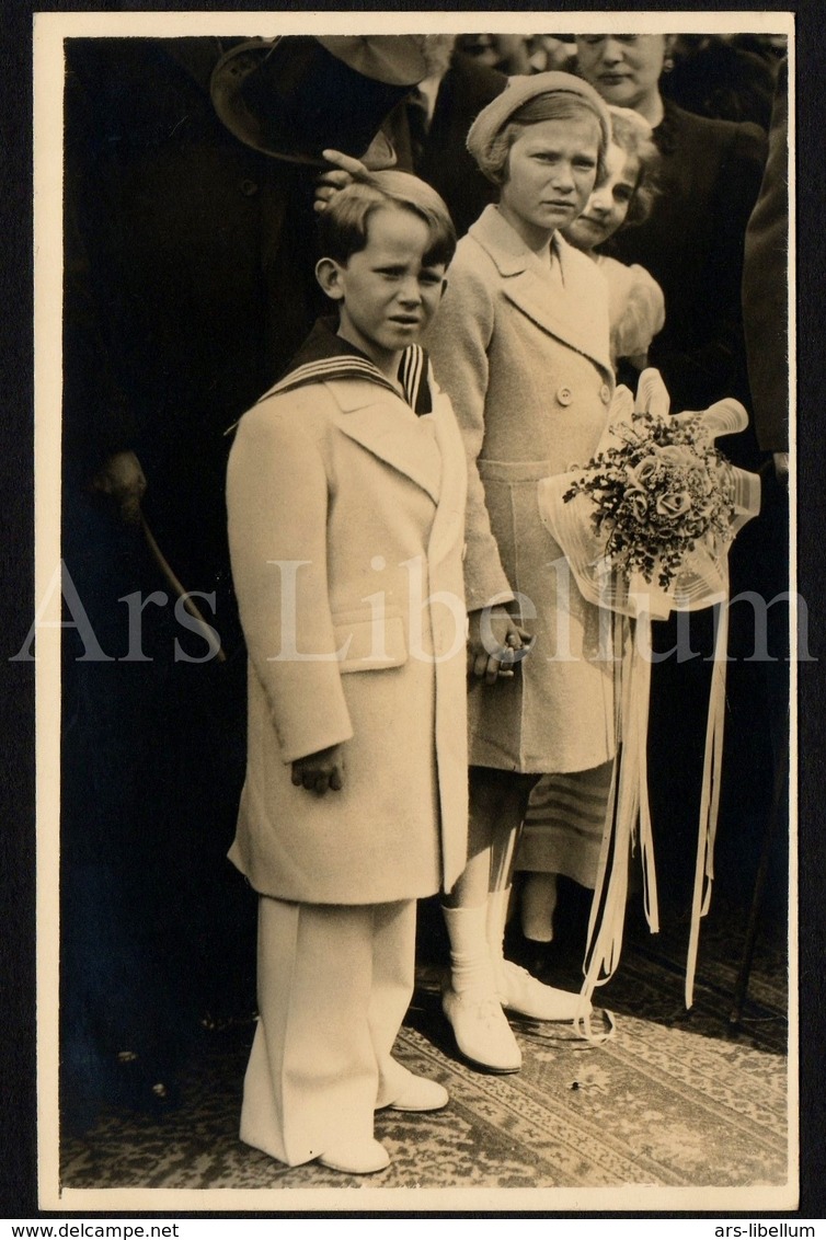 Postcard / ROYALTY / Belgique / België / Roi Leopold III / Koning Leopold III / Hoboken / 1937 / Prins Boudewijn - Autres & Non Classés