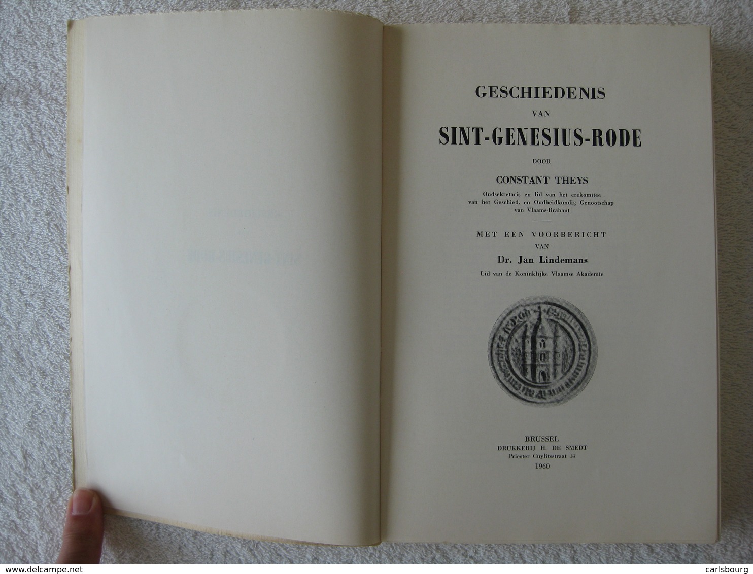 Vlaams Brabant Flamand – Sint-Genesius-Rode Rhode-Saint-Genèse – Constant Theys - EO 1960 – Rare Zeldzaam - Belgien