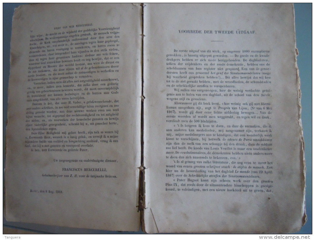 Schrikkelijke straffen der staatsomwentelaars Vijanden der kerk sedert 1780 to 1800 door P. Huguet 1872