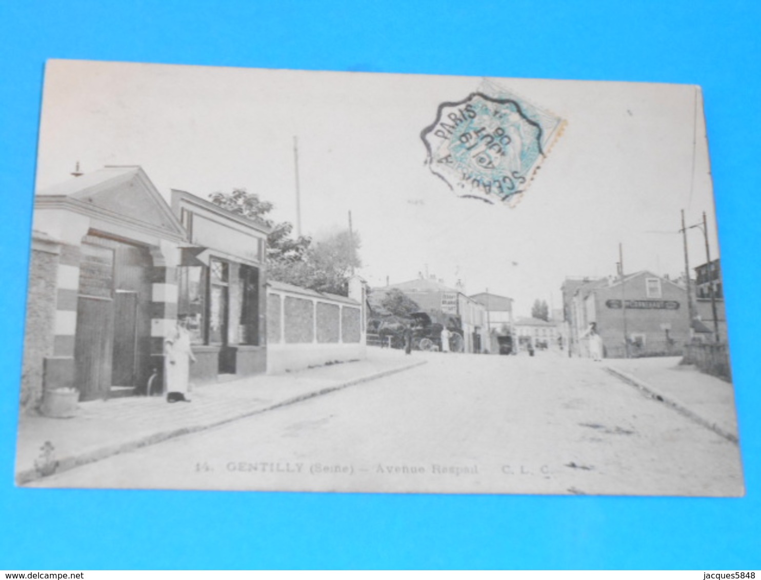 94 ) Gentilly - N° 14 - Avenue Respail  - Année 1906 : EDIT : C.L.C - Gentilly