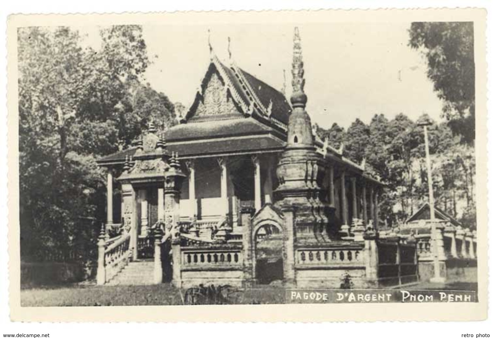 Cpsm Cambodge , Pnom Penh - Pagode D'Argent - Cambodge